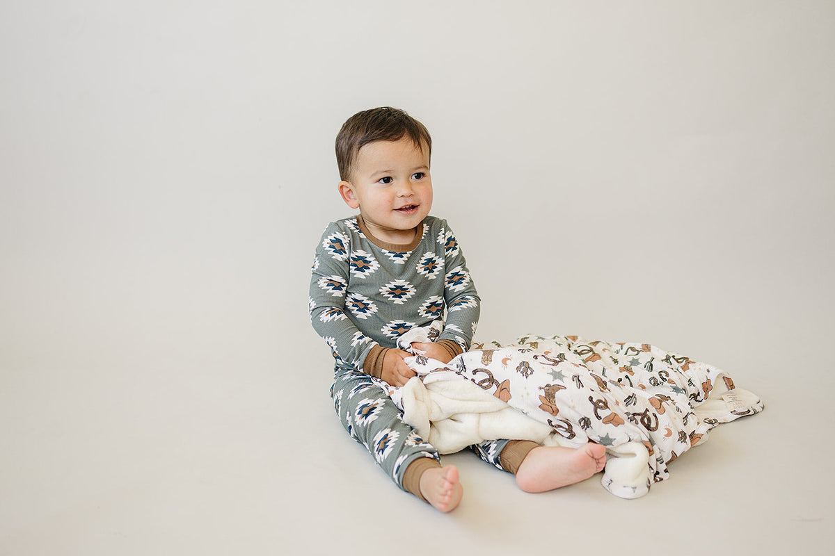 Outlaw Cowboy Bamboo Fleece Quilt
